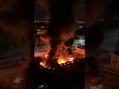 Loja de móveis é consumida por incêndio de grandes proporções em Corumbá