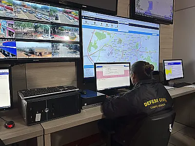 Defesa Civil emite alerta de tempestade para Campo Grande