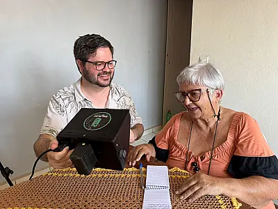 Com indígena e idosa, filme 'A Trovadora e a Poeta' é gravado em Campo Grande