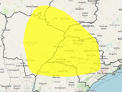 Inmet emite alerta amarelo por baixa umidade do ar em Mato Grosso do Sul