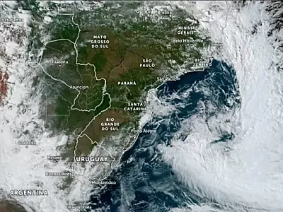 Ciclone extratropical no RS: Ameaça de temporais e suspensão de aulas