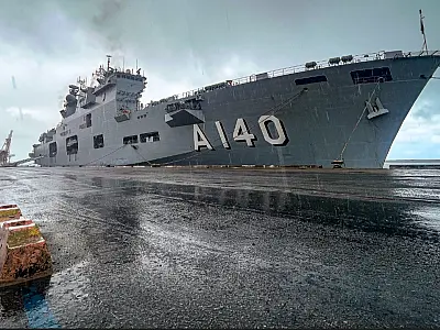 Maior navio de guerra da América Latina é enviado ao Rio Grande do Sul para missão humanitária