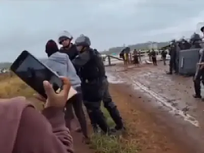 Tensão volta à fazenda, onde indígenas permanecem acampados