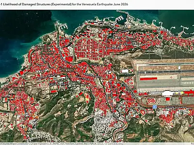 Satélites da NASA sugerem mais de 58 mil prédios danificados por terremotos na Venezuela