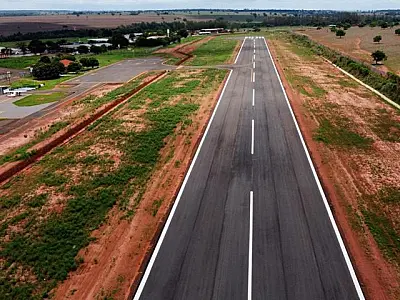 Aeródromo de Paranaíba terá sinalização noturna e poderá operar voos 24 horas