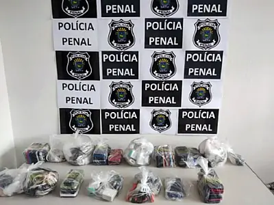 Polícia apreende 156 celulares em operação nos presídios de Mato Grosso do Sul