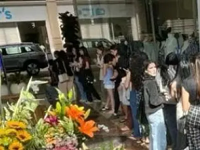 Campo-grandenses fazem fila antes do amanhecer para inauguração da Sephora