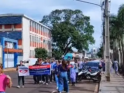 Crise na Santa Casa de Campo Grande: atraso no 13º salário leva a paralisação e pressão por sol