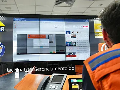 Alertas da Defesa Civil estão temporariamente fora do ar