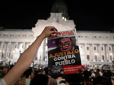 Discussões no Congresso Argentino sobre Lei Ómnibus de Milei envolvem protestos e prisões