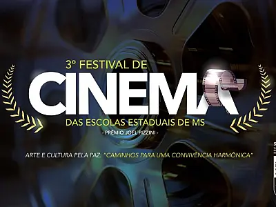 Festival de Cinema das escolas estaduais de MS recebe inscrições até 18 de agosto