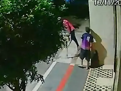 Câmera registra nova invasão a residência horas após prisão de suspeito em tubulação