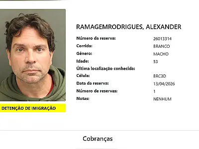 EUA divulgam foto de Ramagem após prisão por imigração