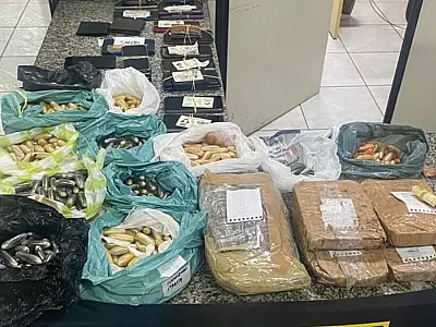 PF realiza operação contra esquema do PCC que usava "mulas" para tráfico de cocaína pela fronteira