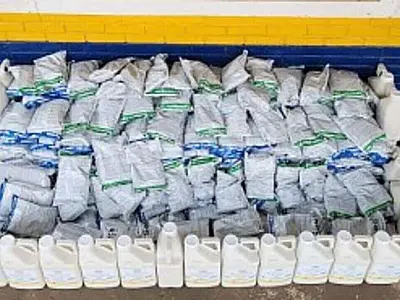 Carga de agrotóxicos avaliada em quase meio milhão de reais interceptada pela PMR em Ponta Porã