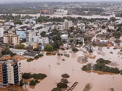 Nova onda de chuvas pode prolongar alagamentos no Rio Grande Sul