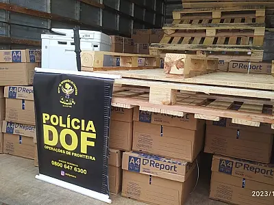 MS: Caminhão é apreendido carregado com papel sem documentação legal em Dourados