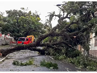 Ciclone extratropical deixa rastro de destruição no Sul do Brasil