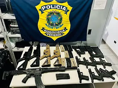 Operação policial em MS frustra tentativa de transporte ilegal de armas para o RJ