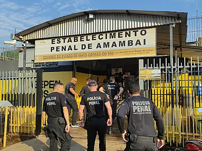 Operação Mute: Polícia realiza ação para combater o uso de celulares ilegais em presídios em MS
