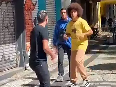Deputado petista se envolve em briga no Centro de Curitiba; vídeo mostra troca de socos e ferimentos