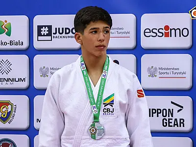 André Lucas conquista prata no Europeu Cadete de Judô na Polônia