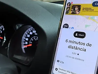 Noite de terror: motorista de aplicativo enfrenta quatro assaltantes e perde carro recém-comprado