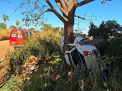Tragédia em estrada vicinal de Miranda: quatro mortos e uma sobrevivente em estado grave