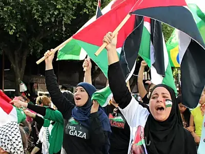 Apoiadores da causa Palestina se reúnem em atividade de solidariedade em Campo Grande