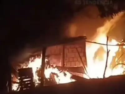 Incêndio destrói casa e deixa homem com queimaduras graves em Ponta Porã