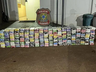 PF apreende grande quantidade de cocaína em operação em Maracaju