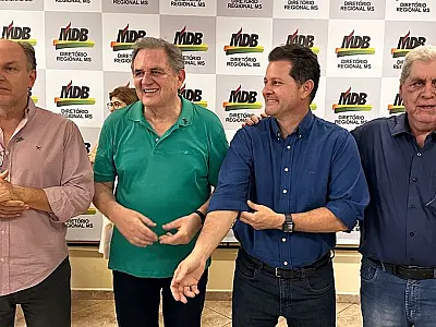 MDB avalia possibilidade de indicar vice e fortalece aliança com PSDB em Campo Grande