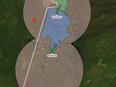 Fogo na Bolívia acende alerta na Serra do Amolar e mobiliza sistema de monitoramento em MS