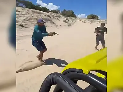 Tensão nas dunas: tentativa de assalto a turistas em Buggy é flagrada em praia do Ceará