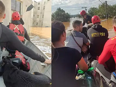 Primeira equipe de bombeiros de MS regressam após missão de resgate no RS