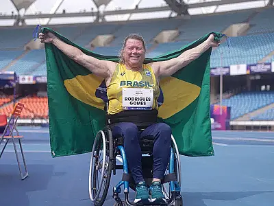 Brasil assume liderança no quadro de medalhas do Mundial de Atletismo Paralímpico