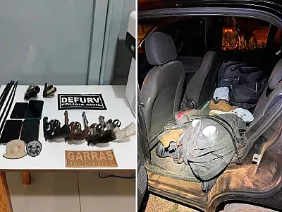 Confronto policial interrompe plano de roubo com sequestro, resultando na morte de seis criminosos
