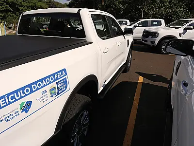 Estado distribui veículos para reforçar ações contra endemias em 14 cidades de MS