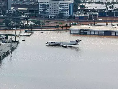 Aeroporto Salgado Filho em Porto Alegre fecha até final de maio devido a inundações