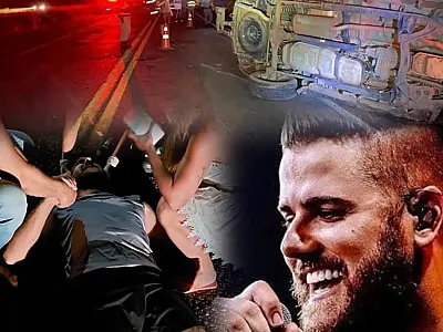 MG: Cantor Zé Neto, da dupla com Cristiano, sofre grave acidente de carro