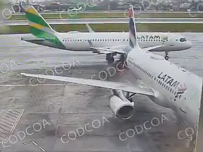 Colisão entre aviões da Latam no Aeroporto de Congonhas causa atrasos, mas não deixa feridos