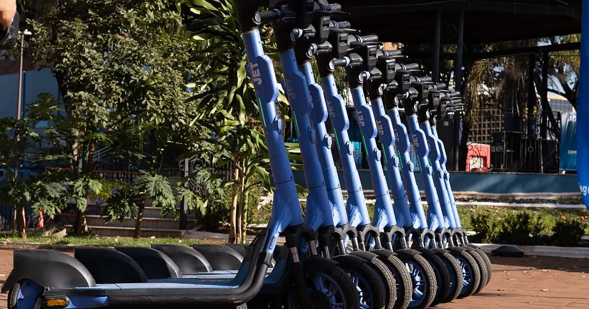 Patinetes elétricos começam a circular em Campo Grande com aluguel a partir de R$ 0,33 por minuto