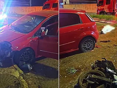 Perseguição após assalto termina em morte de suspeito e deixa outro ferido em Campo Grande