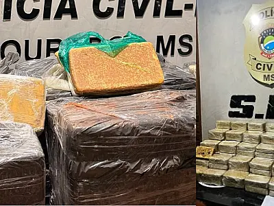 Sogro e genro são detidos com 157 kg de crack em Dourados