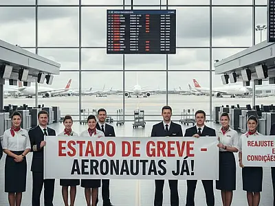 Pilotos e comissários entram em estado de greve e avaliam suspender operações aéreas