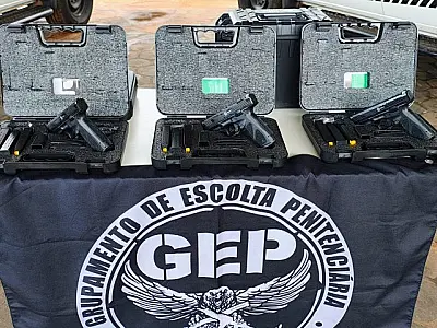 Polícia Penal de MS recebe novos armamentos com investimento de R$ 2,45 milhões
