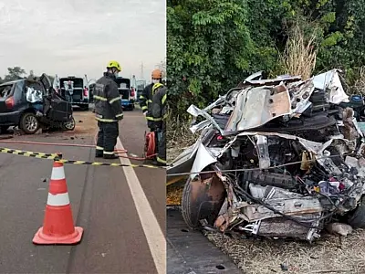 Quatro jovens perdem a vida em acidente na BR-163