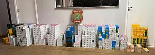 PF prende dois homens com 652 celulares de origem estrangeira em Ponta Porã