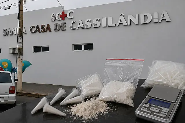 Segurança de hospital é preso por vender cocaína dentro da Santa Casa e ligação com facção