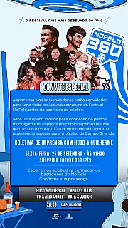 Hugo & Guilherme concedem coletiva nesta sexta-feira no Bosque dos Ipês